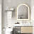 Cracraft Aluminum Arch Wall Mirror