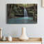 Bleu cristal - reproduction sur toile tendue-194549024