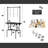 Dog Grooming Table,Foldable Pet Grooming Tables With Adjustable Arm,Clamps,Nooses, Mesh Tray