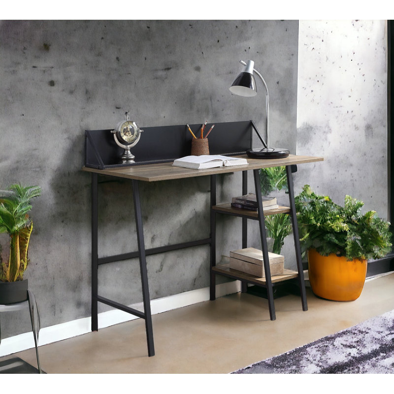 Bureau d'écriture Garima Rustic Oak
