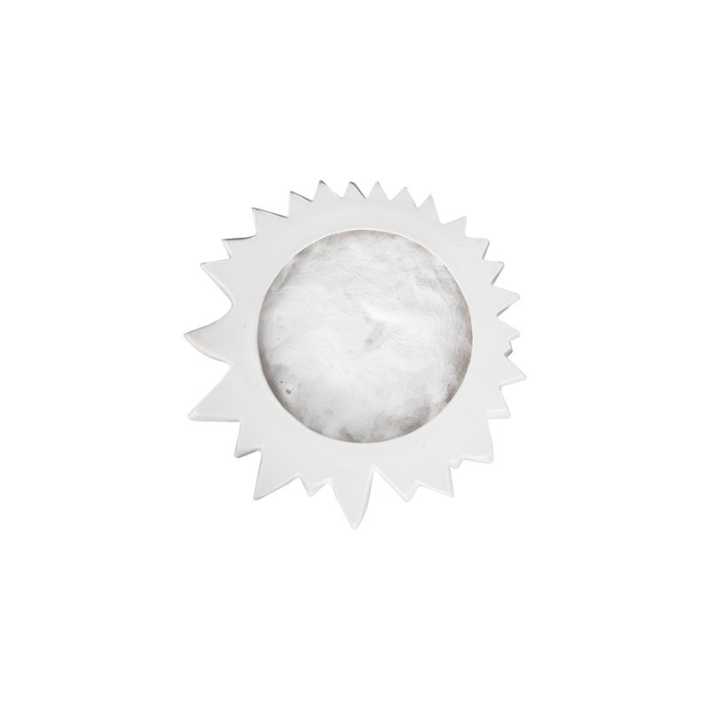 Dahlia Flower Wall Art, White