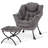 Abramson Lazy Chair, Modern Lounge Accent Chair with Armrests and a Side Pocket-119619609-96734715