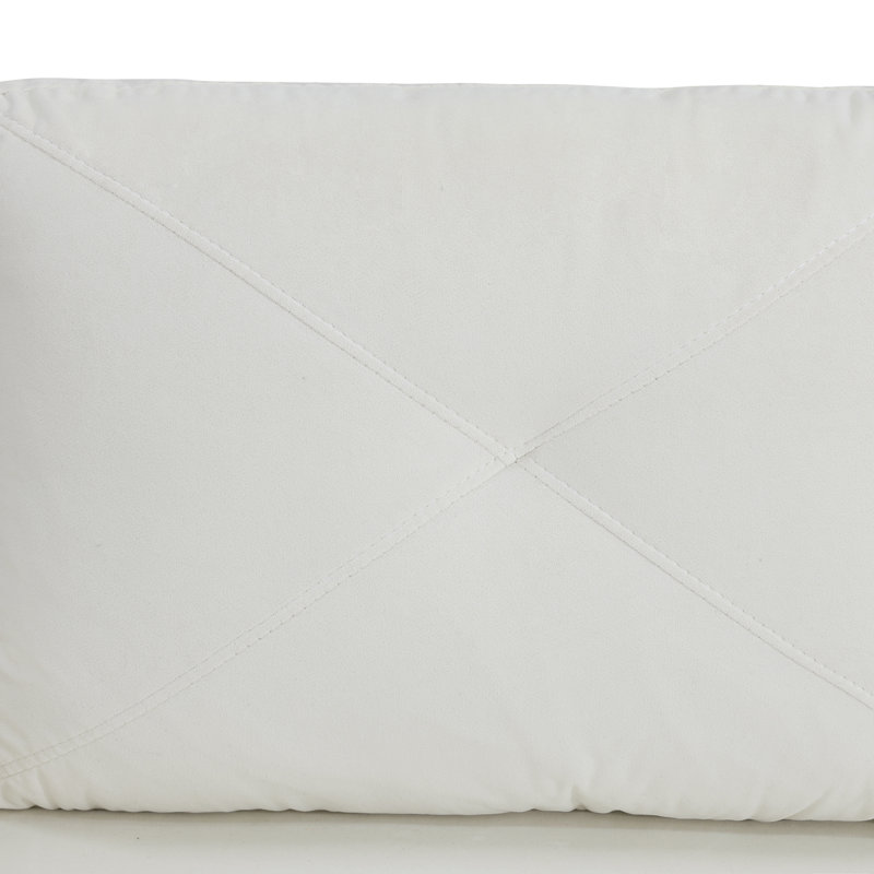 Canapé modulaire 4 pièces Caelean, Mélange de lin beige, Jaune