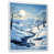 Cadre flottant blanc