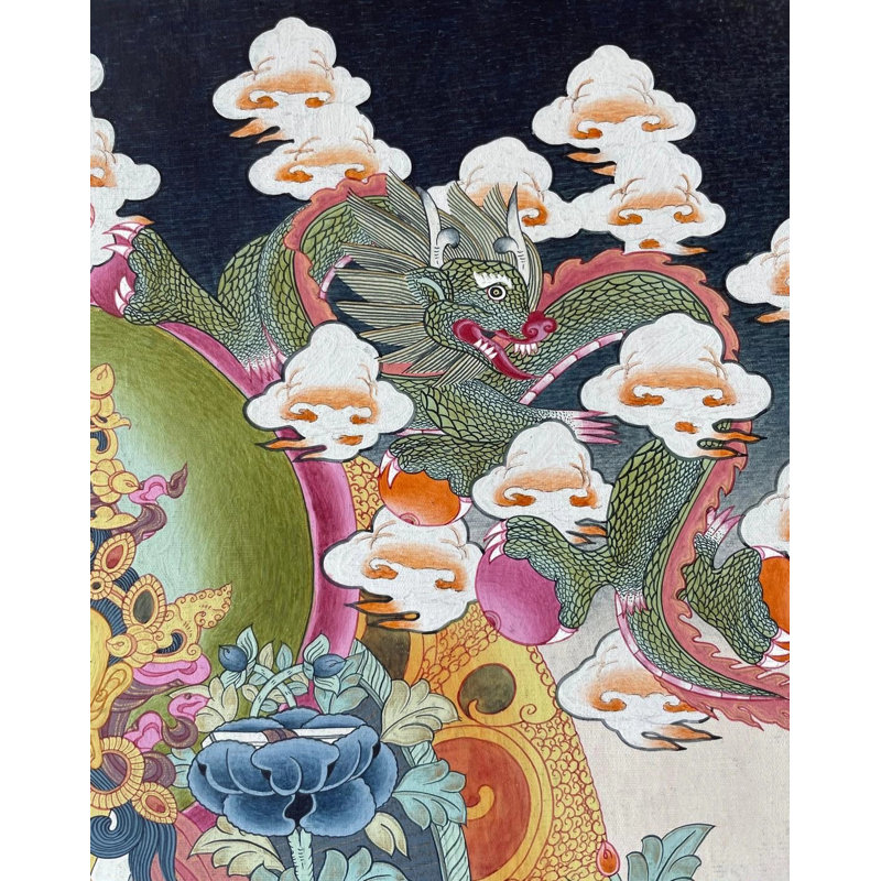 Manjushree Thangka (Brocadeless Thangka)