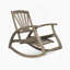 Chaise à bascule inclinable