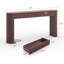 63" Fluted Console Table With 2 Drawers-194125900