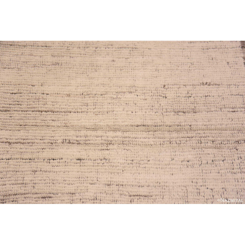 Tapis de couloir abstrait abstrait ivoire