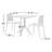 Farrah Patio 3 Piece Bistro Set-1973075239