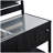 (With Assembly Video) TOPMAX 41.7'' Large Patio Rolling Kitchen Island Solid Wood Kitchen Cart with Sink, Garden Potting Bench with Stainless Table Top, 2 Movable Shelves and 1 Bottle Opener,Black-1066221659