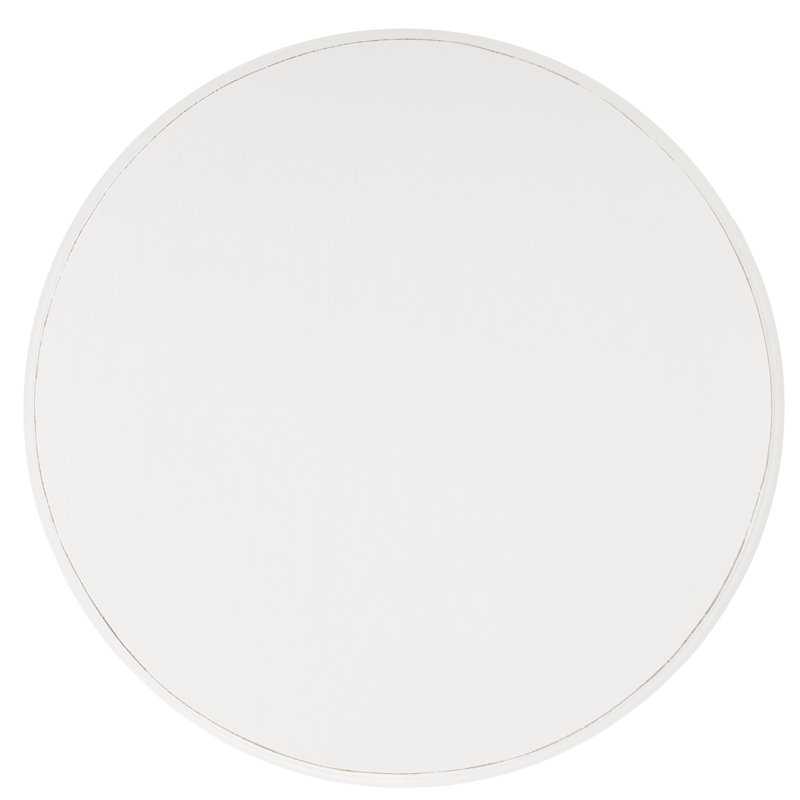 Smithson Solid Wood End Table, Off White