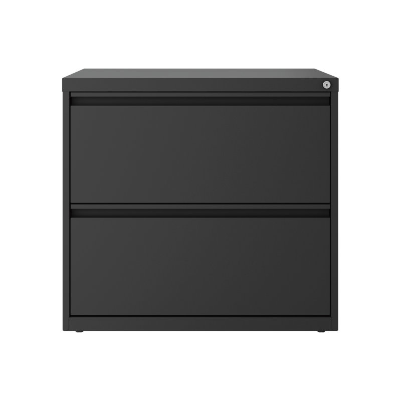 Hirsh 30'' Wide 2 -Drawer Steel File Cabinet, Charcoal