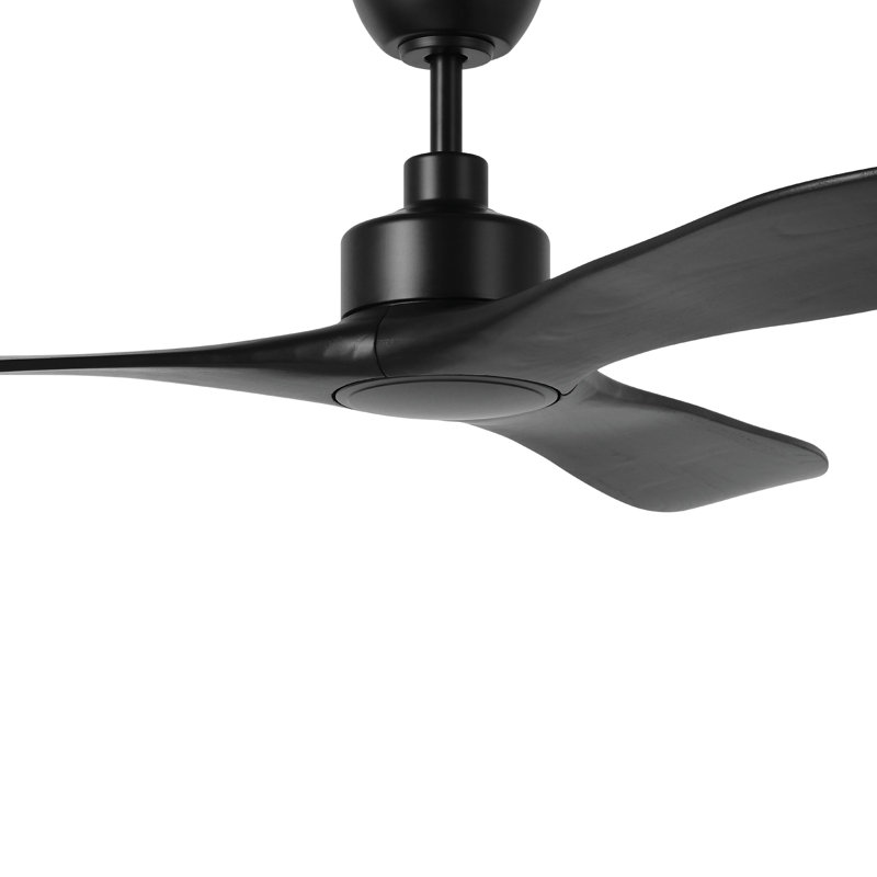 Zionne 60 inch Ceiling Fan, Black, Black