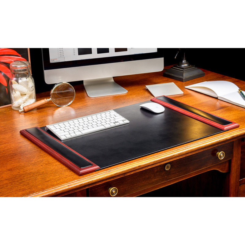 Coussin de bureau Mejias, Gris et rouge