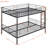 Full Over Full Metal Bunk Bed, Black