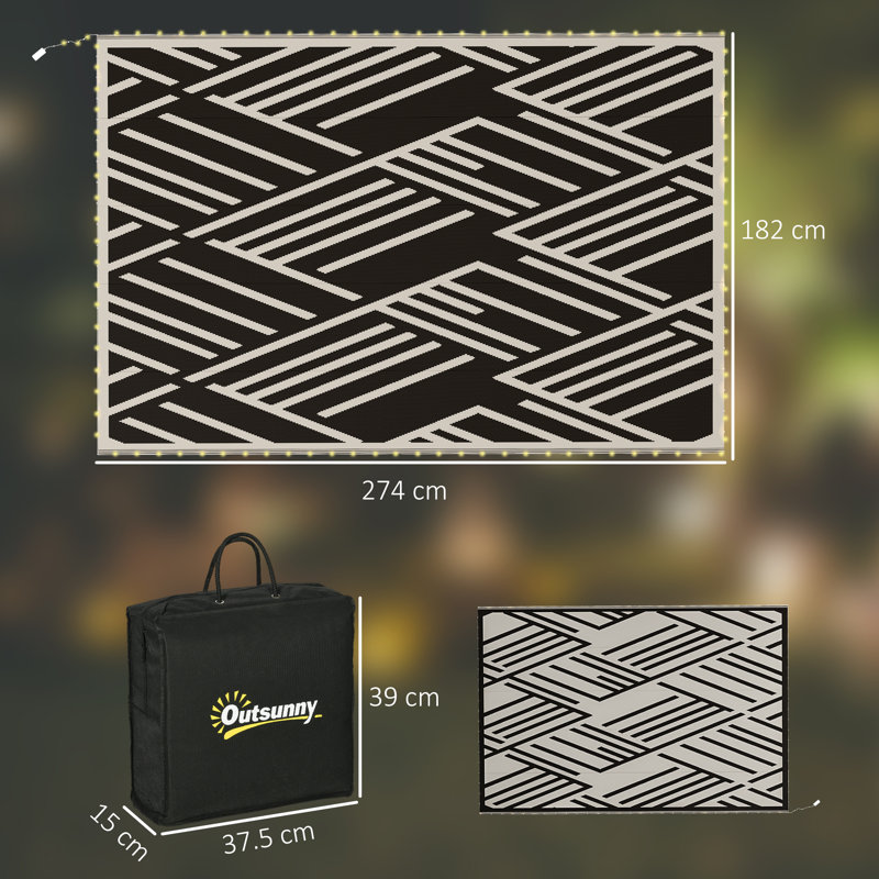 Argyle Machine Braided 274.00cm X 274.00cm Area Rug