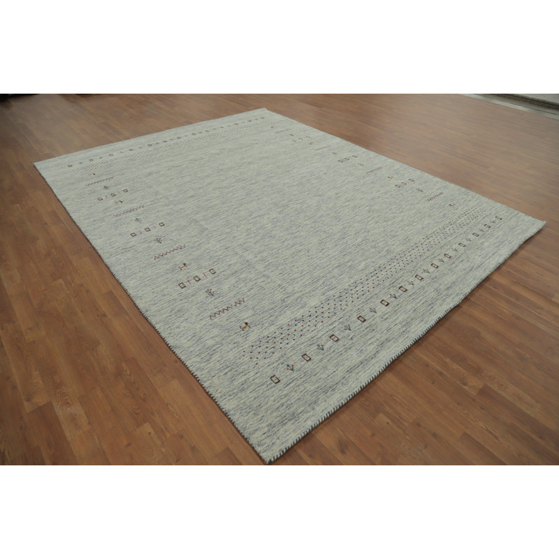 Handmade Gabbeh Style Indian Area Rug 8x10