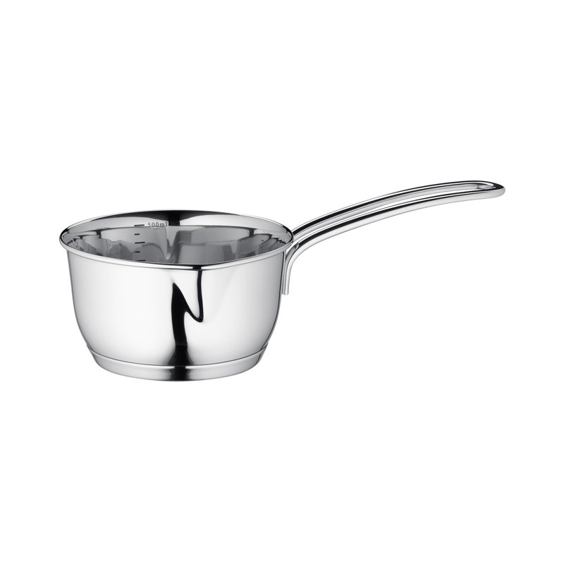 0.5 Qt Stainless Steel Saucepan with Pour Spout