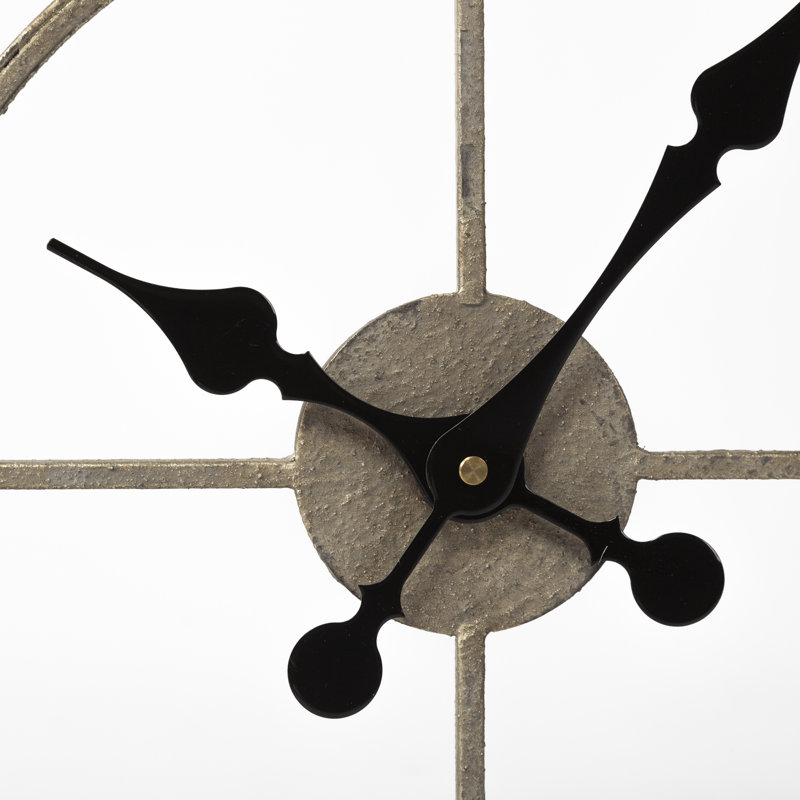 Horloge murale Aekjot, Or / bois naturel, Petit