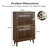 23.6" Walnut Shoe Cabinet