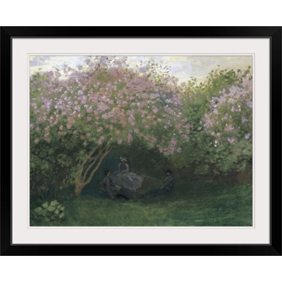 «Lilacs, Gray Weather» par Claude Monet, reproduction d'art