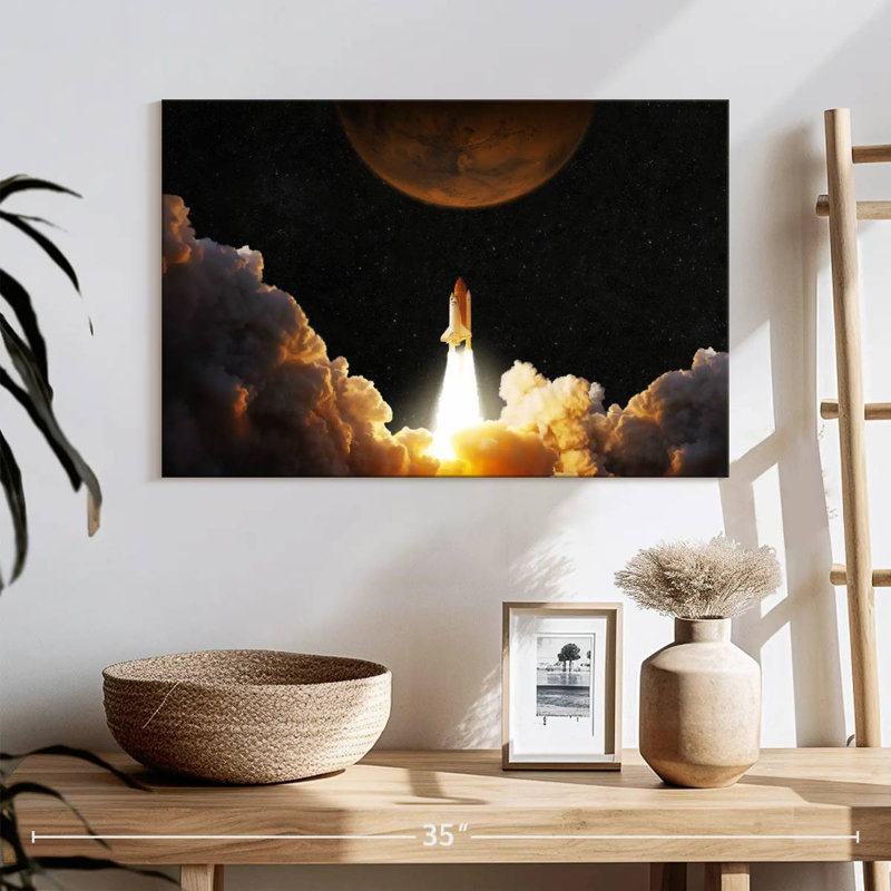 Oberle Rocket Launch, 16" H x 24" W