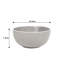 Waterside 12pc 2 Tone Grey & White Rim Stoneware Dinner Set