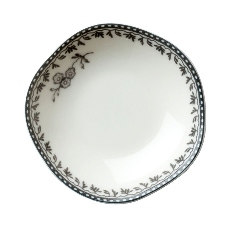 Lancaster Grey Dish 1 Oz By Luzerne (Case Of 72) (Porcelain)
