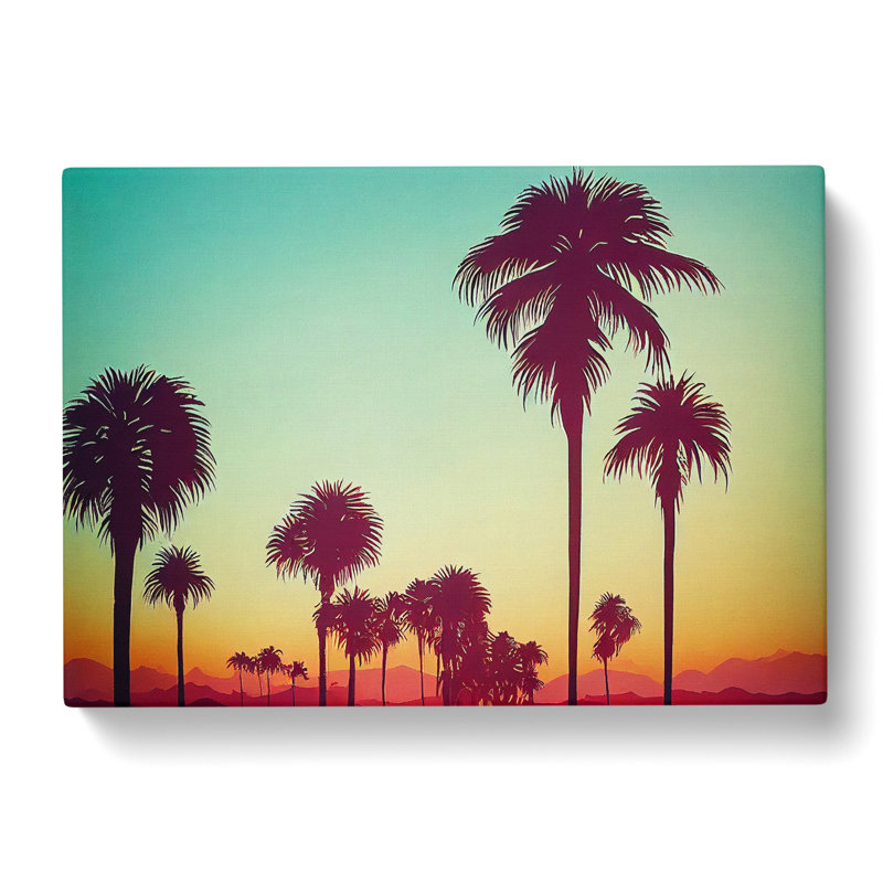 Tantalising Palm Trees - Wrapped Canvas, 40cm H x 60cm W x 3cm D