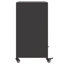 Buffet moyen rectangulaire en acier laminé à froid vidaXL 26,8 po x 15,4 po x 28,3 po