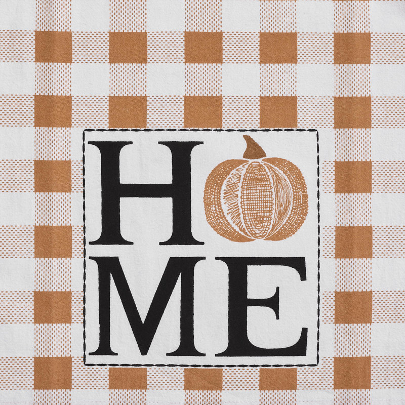 Annie Buffalo Check Multicolor Harvest Tea Towel Set of 3