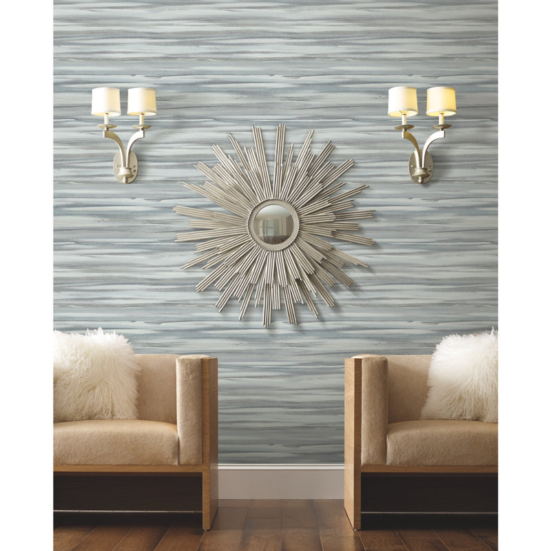 Abstract Wallpaper Roll by Candice Olson, Smokey Blue