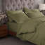 Ensemble de housse de couette unie en mélange de coton égyptien 300 fils avec taies décoratives-216394162-216377610
