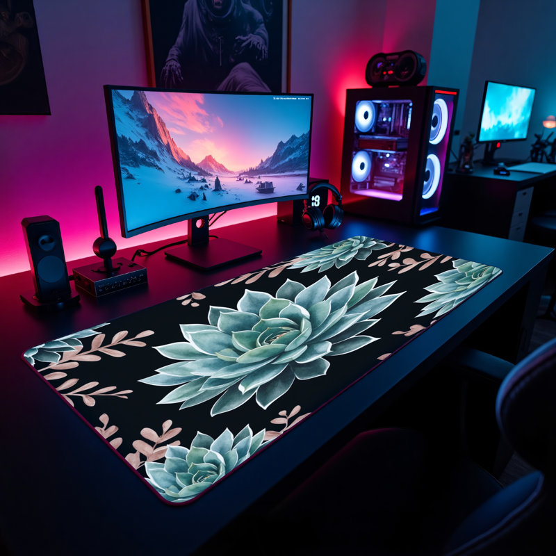 Polyester Desk Pad, 23.6x13.8