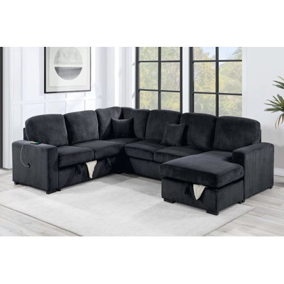 Wilfrid 4-Piece Convertible Sectional