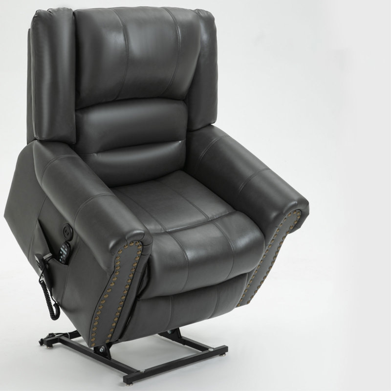 Fauteuil inclinable Power Lift avec chaleur et massage, Gris