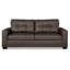 Canapé Barl, similicuir riche capitonné doux de style moderne 85 pouces-110740829