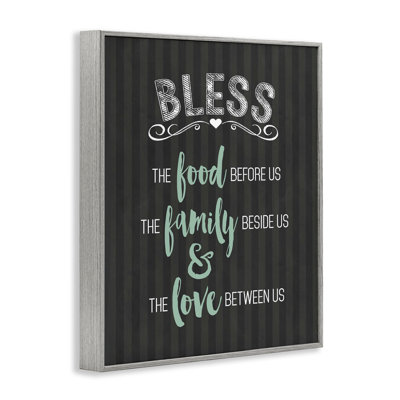«Bless The Food Family & Love», estampe numérique giclée par Designed