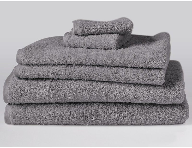 Serviette 100% coton Cloud Loom, Serviette de bain, Ardoise