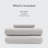 3 PCS Twin All Season Sheet Set Grey