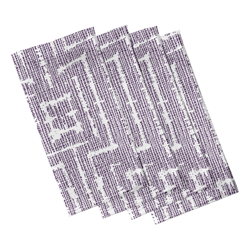 Larita Woven Tiki Napkins, Purple