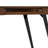 Lowry 54"W Walnut Veneer and Metal Modern Industrial Writing Desk with 2 Drawers and Flip-Down Keyboard Tray-450102051-478809319