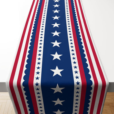 4th Of July Decorations - Patriotic Usa Stars Table Runner For Home | Memorial Day Decorations - 250th Anniversary Fourth Of July Accessories Decor Pa