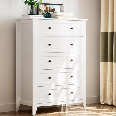 Commode 5 tiroirs pour chambre à coucher