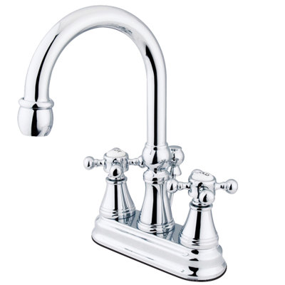 Vintage Centerset Bathroom Faucet with Drain Assembly
