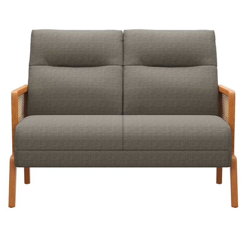 48'' Upholstered Loveseat, Taupe