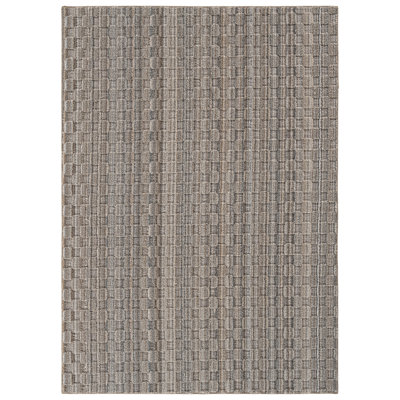 Tapis en maille terre cuite Studio Studio