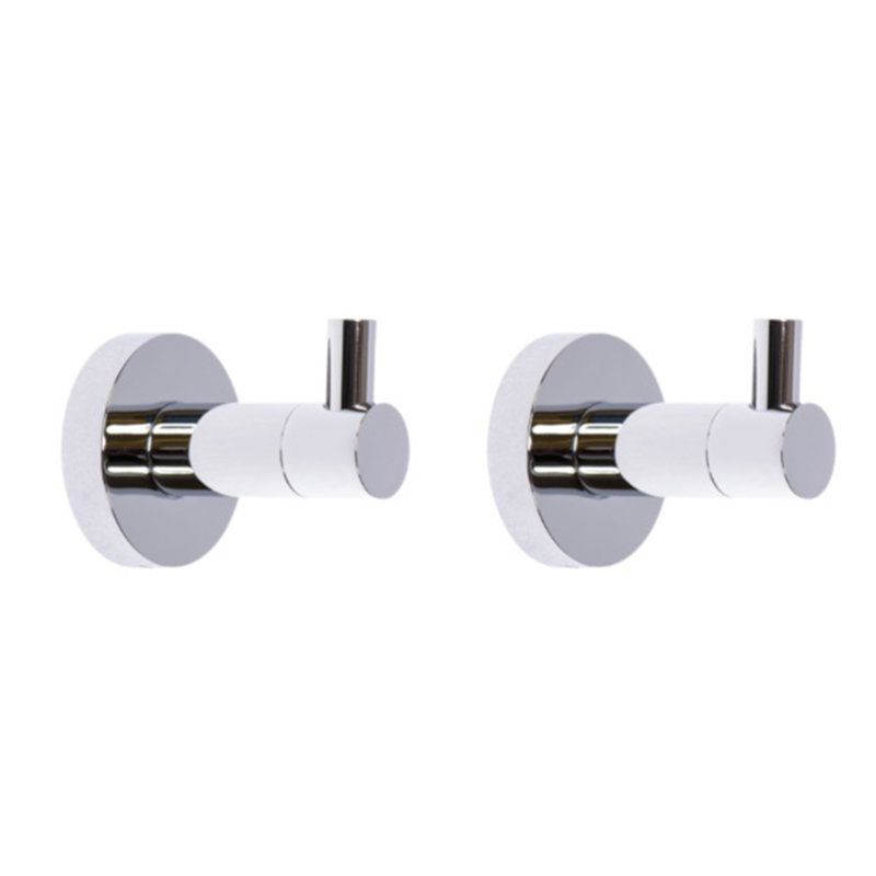 Venezia Wall Mounted Robe Hook, Polished Chrome
