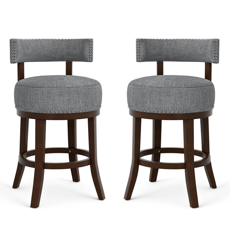 Norden Swivel Bar & Counter Stool, Light grey, Counter Stool (25" Seat Height)