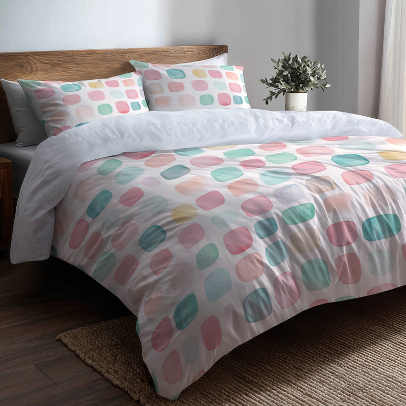 Ensemble d'édredon géométrique 6 pièces Kids Kids, King Comforter + 3 Additional Pieces